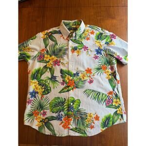 Polo Ralph Lauren Seersucker Button-Down Shirt, Men's Size XL